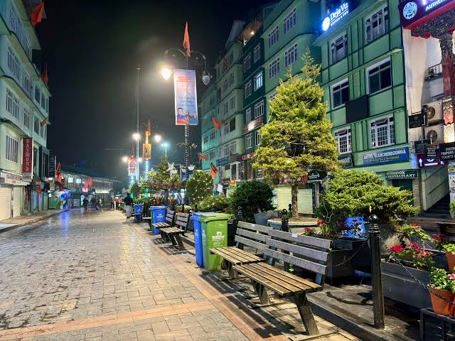 MG Marg Gangtok's vibrant promenade